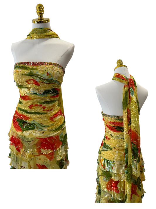 Sunset Embellished Gown