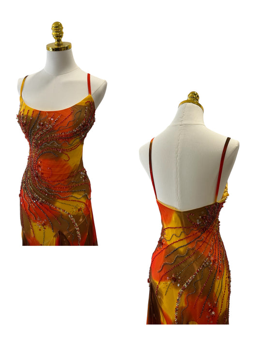 Fairy Silk  Couture Embellished Dress