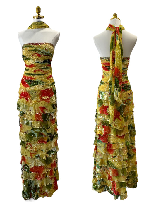 Sunset Embellished Gown