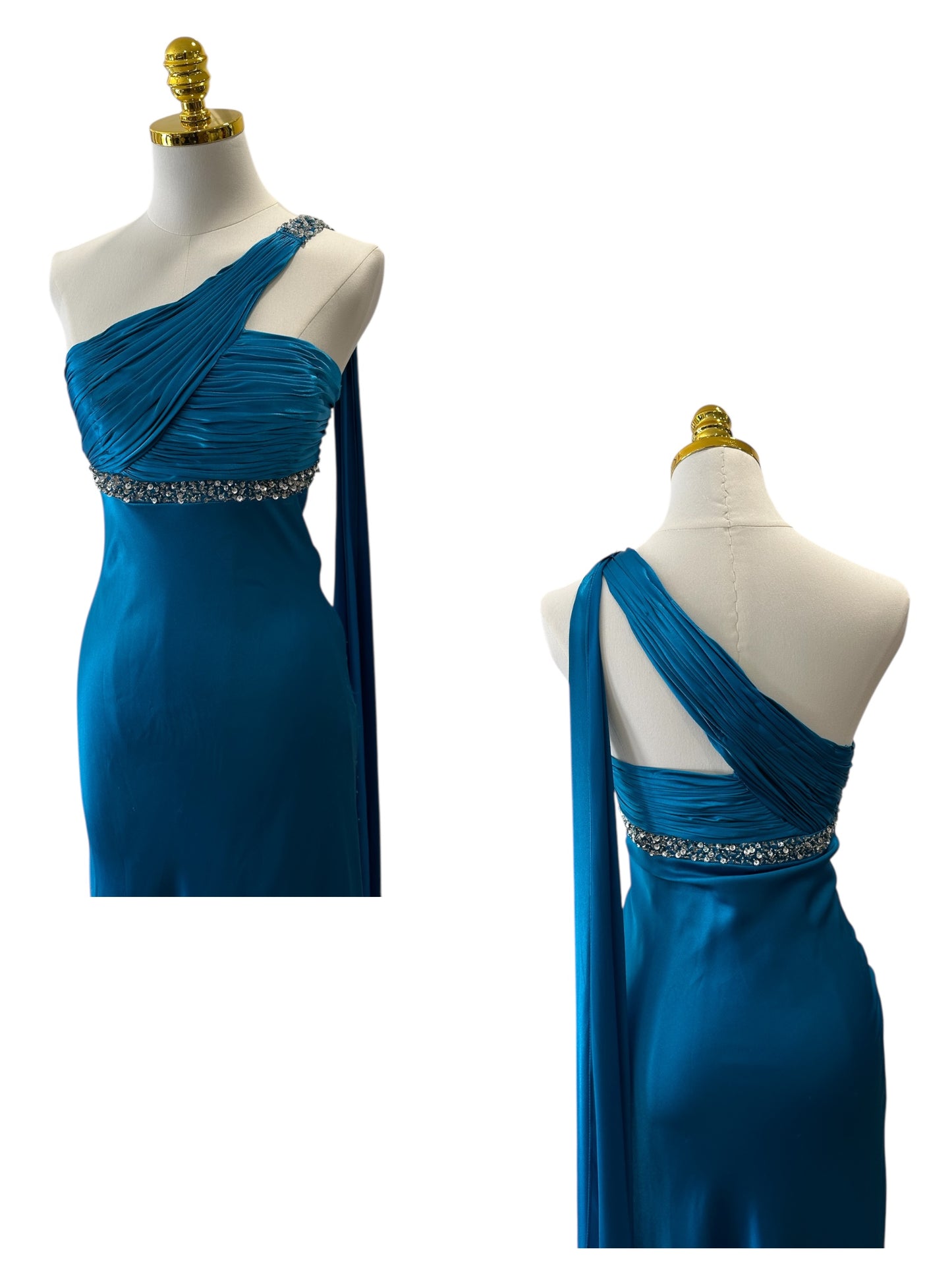 Blue Sky Silk Dress