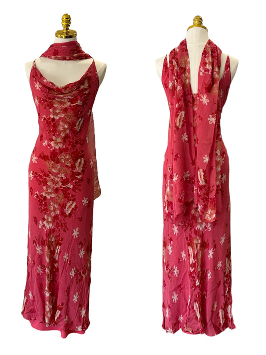 Pink Floral Summer Dress