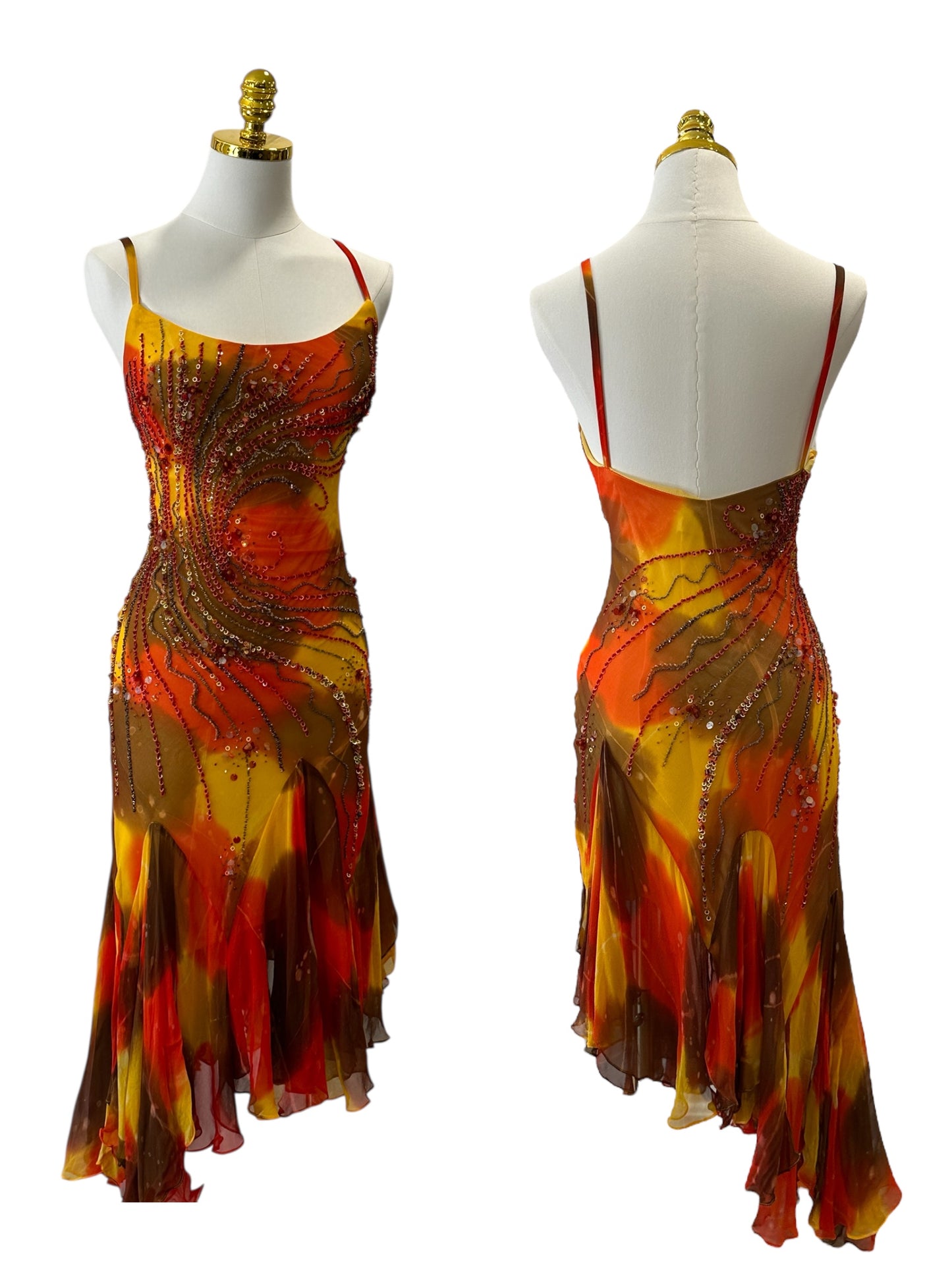 Fairy Silk  Couture Embellished Dress