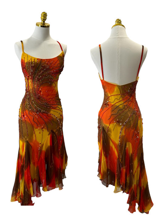 Fairy Silk  Couture Embellished Dress